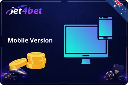 Jet4bet Casino mobile version Australia
