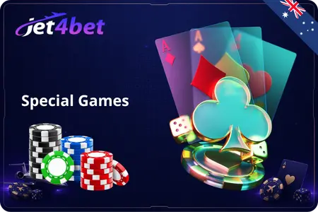 Jet4bet Casino special games