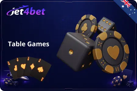 Jet4bet Casino table games