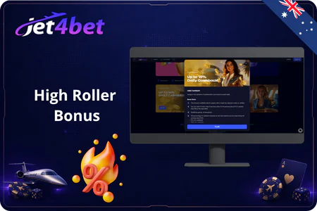 Jet4Bet High Roller Bonus